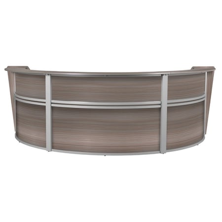 Regency 71 in D X 45.5 in H, 143.5 in W X Wood, Driftwood Grey 77293GY